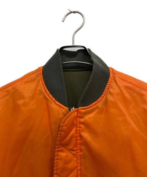 G.V.G.V（ジーヴィージーヴィー）G.V.G.V (ジーヴィージーヴィー)  LACE UP MA-1 BLOUSON（レースアップ MA-1 ブルゾン） オリーブ サイズ:34の古着・服飾アイテム