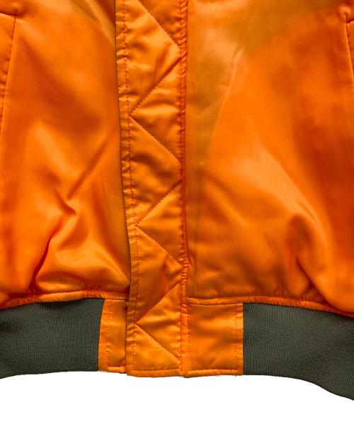 G.V.G.V（ジーヴィージーヴィー）G.V.G.V (ジーヴィージーヴィー)  LACE UP MA-1 BLOUSON（レースアップ MA-1 ブルゾン） オリーブ サイズ:34の古着・服飾アイテム