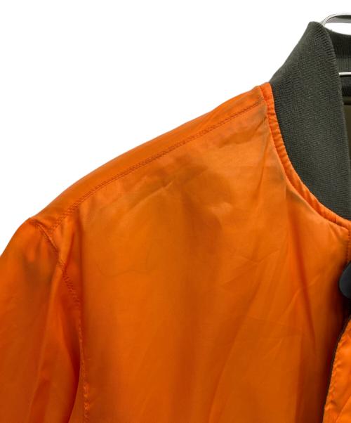 G.V.G.V（ジーヴィージーヴィー）G.V.G.V (ジーヴィージーヴィー)  LACE UP MA-1 BLOUSON（レースアップ MA-1 ブルゾン） オリーブ サイズ:34の古着・服飾アイテム