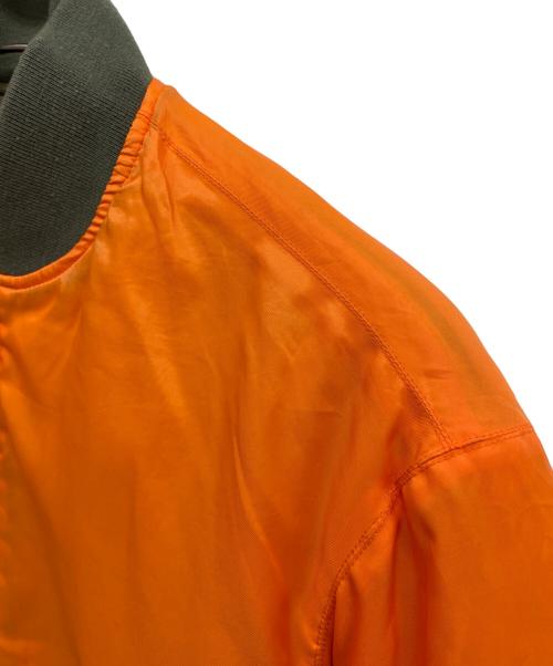 G.V.G.V（ジーヴィージーヴィー）G.V.G.V (ジーヴィージーヴィー)  LACE UP MA-1 BLOUSON（レースアップ MA-1 ブルゾン） オリーブ サイズ:34の古着・服飾アイテム