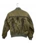 G.V.G.V (ジーヴィージーヴィー)  LACE UP MA-1 BLOUSON（レースアップ MA-1 ブルゾン） オリーブ サイズ:34：9000円