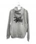 stussy (ステューシー) ロゴスウェットパーカー グレー サイズ:L：11000円