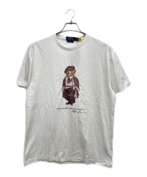 POLO RALPH LAUREN（ポロ・ラルフローレン）POLO RALPH LAUREN (ポロ・ラルフローレン) 半袖カットソー ホワイト サイズ:Mの古着・服飾アイテム