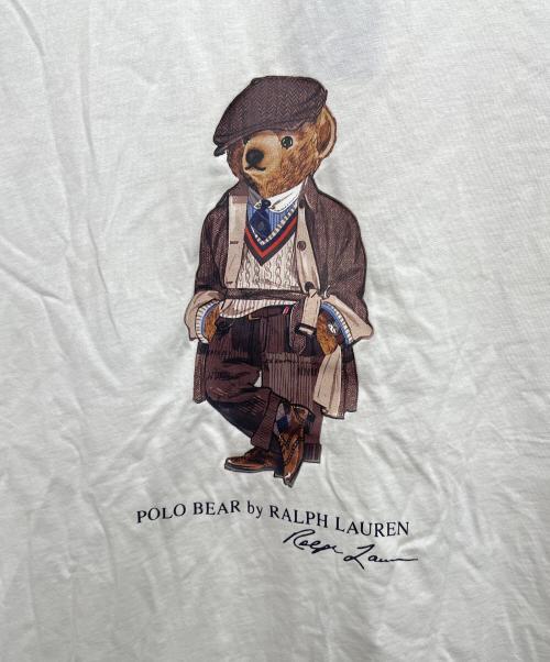 POLO RALPH LAUREN（ポロ・ラルフローレン）POLO RALPH LAUREN (ポロ・ラルフローレン) 半袖カットソー ホワイト サイズ:Mの古着・服飾アイテム
