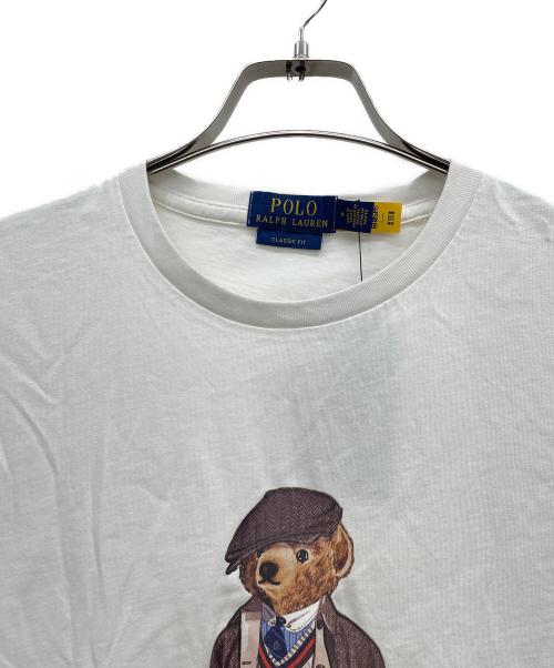 POLO RALPH LAUREN（ポロ・ラルフローレン）POLO RALPH LAUREN (ポロ・ラルフローレン) 半袖カットソー ホワイト サイズ:Mの古着・服飾アイテム