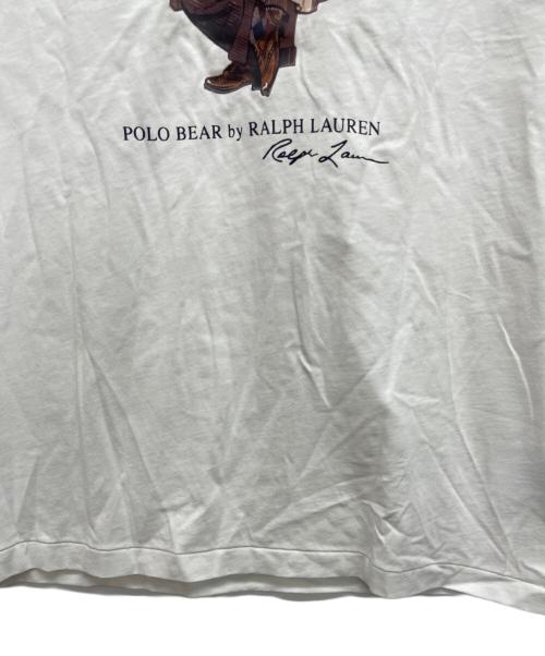 POLO RALPH LAUREN（ポロ・ラルフローレン）POLO RALPH LAUREN (ポロ・ラルフローレン) 半袖カットソー ホワイト サイズ:Mの古着・服飾アイテム