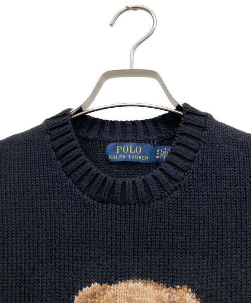 POLO RALPH LAUREN（ポロ・ラルフローレン）POLO RALPH LAUREN (ポロ・ラルフローレン) Polo ベア セーター ブラック サイズ:XSの古着・服飾アイテム
