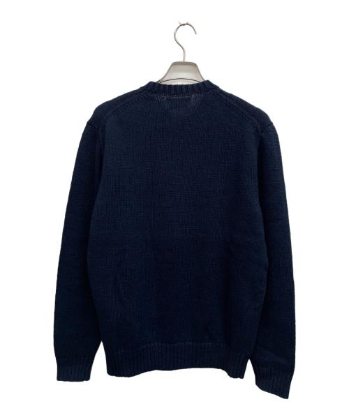 POLO RALPH LAUREN（ポロ・ラルフローレン）POLO RALPH LAUREN (ポロ・ラルフローレン) ポロベアコットンブレンドセーター ネイビー サイズ:M 未使用品の古着・服飾アイテム