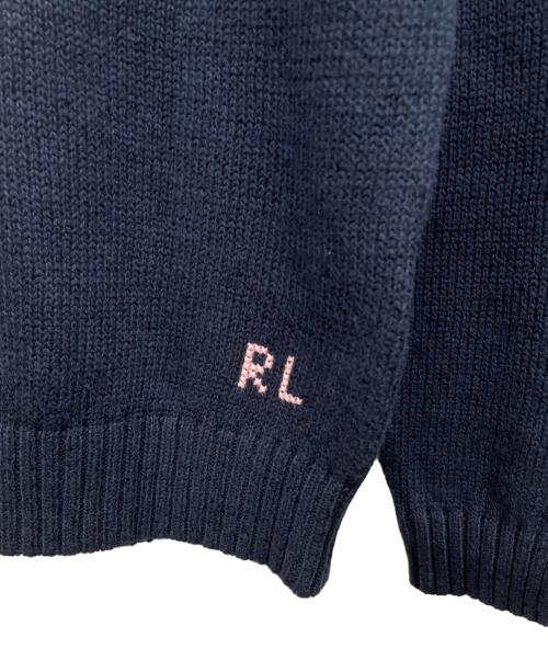 POLO RALPH LAUREN（ポロ・ラルフローレン）POLO RALPH LAUREN (ポロ・ラルフローレン) ポロベアコットンブレンドセーター ネイビー サイズ:M 未使用品の古着・服飾アイテム
