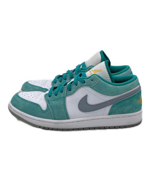 NIKE（ナイキ）NIKE (ナイキ) AIR JORDAN 1 LOW SE ホワイト×エメラルドグリーン サイズ:28㎝の古着・服飾アイテム