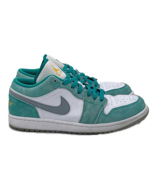 NIKE（ナイキ）NIKE (ナイキ) AIR JORDAN 1 LOW SE ホワイト×エメラルドグリーン サイズ:28㎝の古着・服飾アイテム