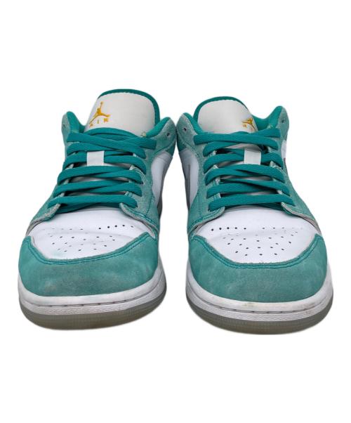 NIKE（ナイキ）NIKE (ナイキ) AIR JORDAN 1 LOW SE ホワイト×エメラルドグリーン サイズ:28㎝の古着・服飾アイテム