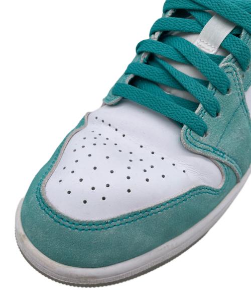 NIKE（ナイキ）NIKE (ナイキ) AIR JORDAN 1 LOW SE ホワイト×エメラルドグリーン サイズ:28㎝の古着・服飾アイテム