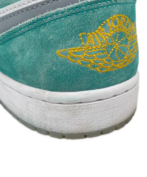 NIKE（ナイキ）NIKE (ナイキ) AIR JORDAN 1 LOW SE ホワイト×エメラルドグリーン サイズ:28㎝の古着・服飾アイテム