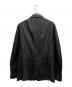 ARMANI COLLEZIONI (アルマーニ コレツィオーニ) レザーコート ブラック サイズ:52：23000円