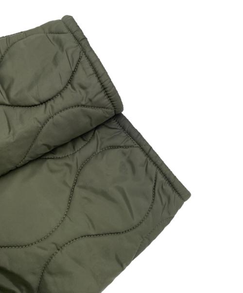 LAVENHAM（ラベンハム）LAVENHAM (ラベンハム) ノーカラー キルティングジャケット グリーン サイズ:Mの古着・服飾アイテム
