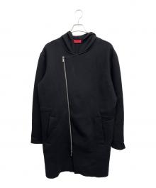 HUGO BOSS（ヒューゴ ボス）の古着「ロングパーカー」｜ブラック