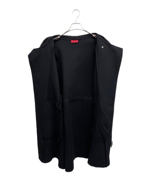 HUGO BOSS（ヒューゴ ボス）HUGO BOSS (ヒューゴ ボス) ロングパーカー ブラック サイズ:Mの古着・服飾アイテム