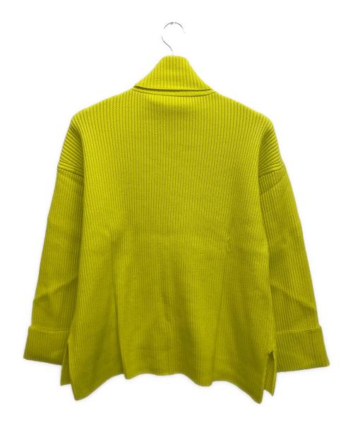TOMORROW LAND（トゥモローランド）TOMORROW LAND (トゥモローランド) リンクスリブ タートルネックプルオーバー イエロー サイズ:Sの古着・服飾アイテム