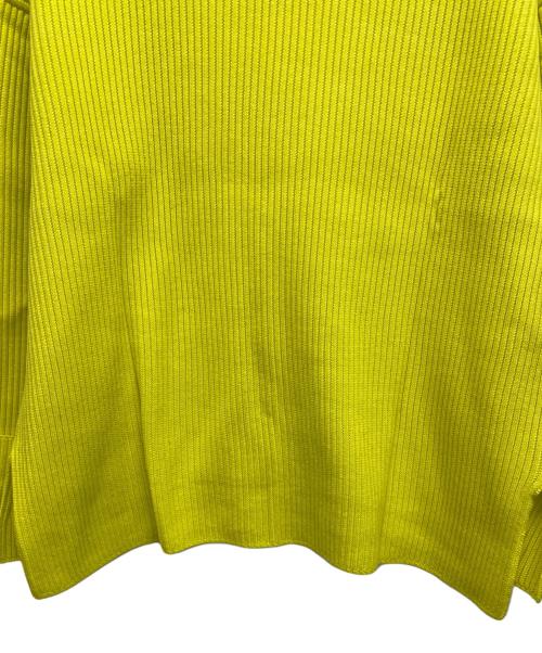 TOMORROW LAND（トゥモローランド）TOMORROW LAND (トゥモローランド) リンクスリブ タートルネックプルオーバー イエロー サイズ:Sの古着・服飾アイテム