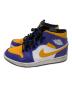 NIKE (ナイキ) ハイカットスニーカー イエロー×パープル サイズ:26cm：7000円