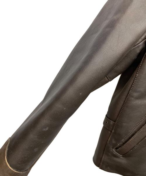 HARLEY-DAVIDSON（ハーレーダビッドソン）HARLEY-DAVIDSON (ハーレーダビッドソン) レザージャケット ブラウン サイズ:38の古着・服飾アイテム