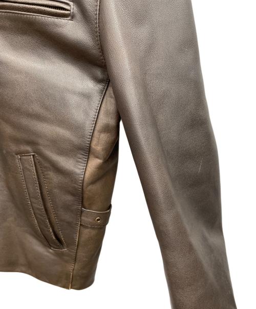 HARLEY-DAVIDSON（ハーレーダビッドソン）HARLEY-DAVIDSON (ハーレーダビッドソン) レザージャケット ブラウン サイズ:38の古着・服飾アイテム