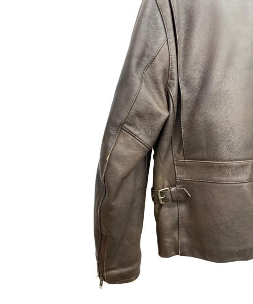HARLEY-DAVIDSON（ハーレーダビッドソン）HARLEY-DAVIDSON (ハーレーダビッドソン) レザージャケット ブラウン サイズ:38の古着・服飾アイテム