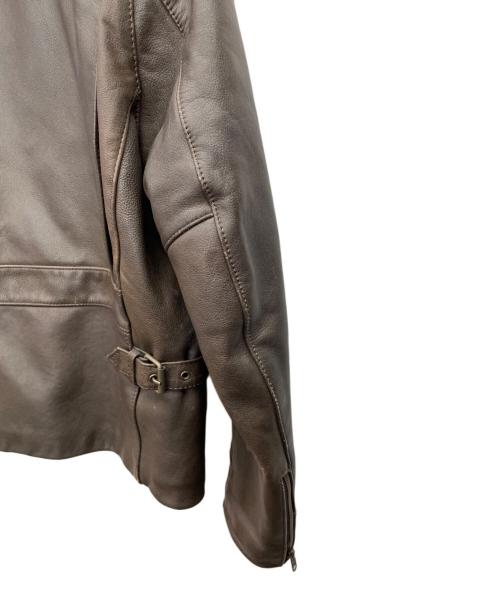 HARLEY-DAVIDSON（ハーレーダビッドソン）HARLEY-DAVIDSON (ハーレーダビッドソン) レザージャケット ブラウン サイズ:38の古着・服飾アイテム