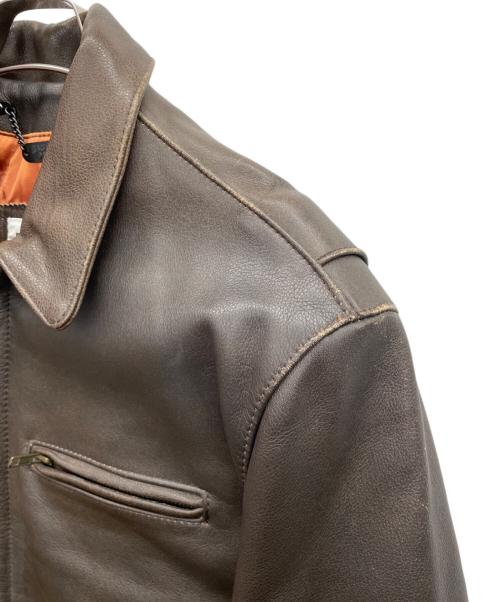 HARLEY-DAVIDSON（ハーレーダビッドソン）HARLEY-DAVIDSON (ハーレーダビッドソン) レザージャケット ブラウン サイズ:38の古着・服飾アイテム