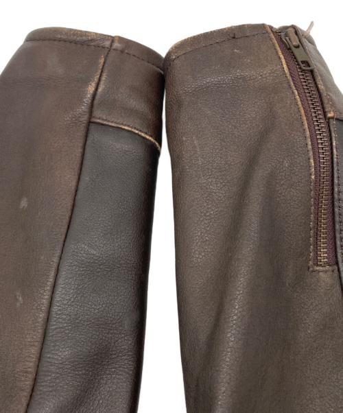 HARLEY-DAVIDSON（ハーレーダビッドソン）HARLEY-DAVIDSON (ハーレーダビッドソン) レザージャケット ブラウン サイズ:38の古着・服飾アイテム