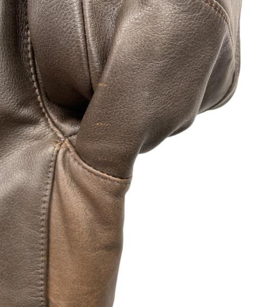 HARLEY-DAVIDSON（ハーレーダビッドソン）HARLEY-DAVIDSON (ハーレーダビッドソン) レザージャケット ブラウン サイズ:38の古着・服飾アイテム