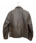 HARLEY-DAVIDSON (ハーレーダビッドソン) レザージャケット ブラウン サイズ:38：20000円
