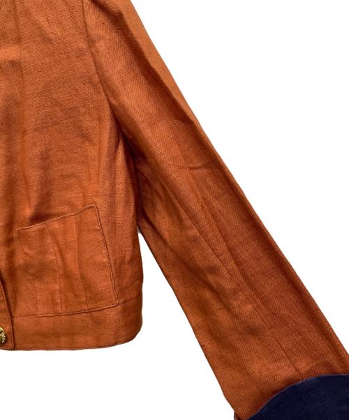 HERMES（エルメス）HERMES (エルメス) セットアップスーツ ブラウン サイズ:40の古着・服飾アイテム