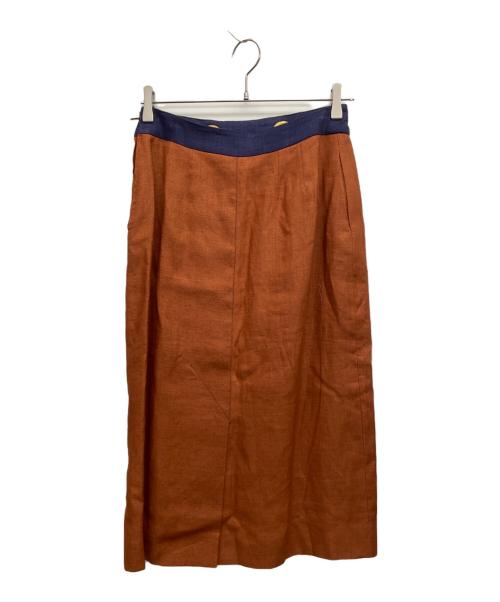 HERMES（エルメス）HERMES (エルメス) セットアップスーツ ブラウン サイズ:40の古着・服飾アイテム