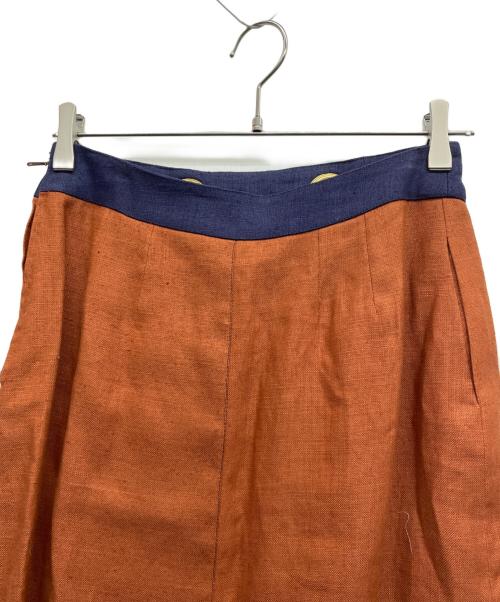 HERMES（エルメス）HERMES (エルメス) セットアップスーツ ブラウン サイズ:40の古着・服飾アイテム