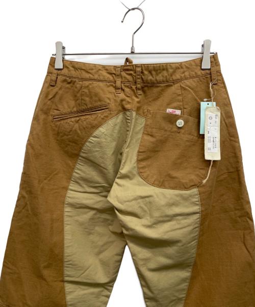 快晴堂（カイセイドウ）快晴堂 (カイセイドウ) パッチワークパンツ ブラウン サイズ:Sの古着・服飾アイテム