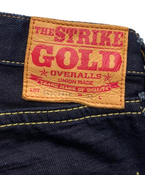 THE STRIKE GOLD（ストライクゴールド）THE STRIKE GOLD (ストライクゴールド) レギュラーテーパードジーンズ インディゴ サイズ:32の古着・服飾アイテム