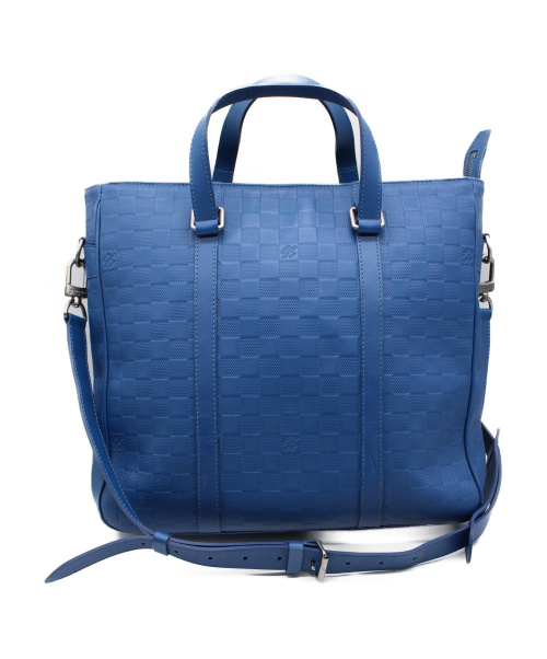 LOUIS VUITTON（ルイ ヴィトン）LOUIS VUITTON (ルイヴィトン) タダオPM ブルー サイズ:PM ダミエアンフィニ N41352 CA0144の古着・服飾アイテム