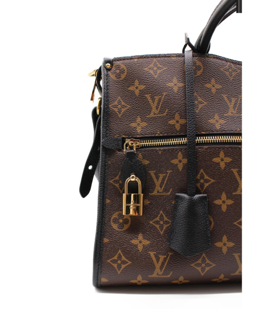 LOUIS VUITTON（ルイ ヴィトン）LOUIS VUITTON (ルイヴィトン) ポパンクールMM ブラウン サイズ:MM モノグラム M43435 DU1108の古着・服飾アイテム