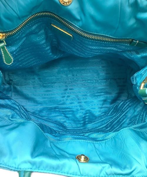 PRADA（プラダ）PRADA (プラダ) ハンドバッグ ブルーの古着・服飾アイテム