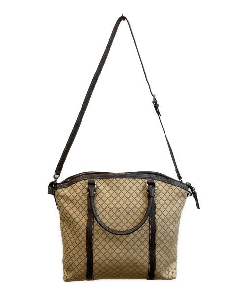 GUCCI（グッチ）GUCCI (グッチ) 2WAYバッグ ベージュの古着・服飾アイテム