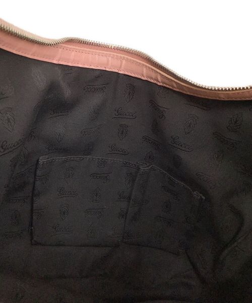 GUCCI（グッチ）GUCCI (グッチ) ワンショルダーバッグ ベージュ×ピンクの古着・服飾アイテム