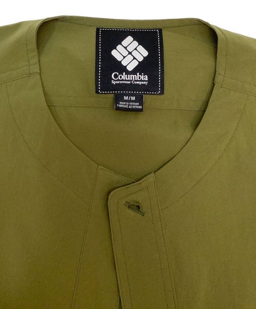 Columbia（コロンビア）Columbia (コロンビア) ノーカラーシャツ サイズ:Mの古着・服飾アイテム