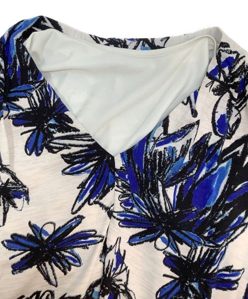 HIROKO BIS（ヒロコビス）HIROKO BIS (ヒロコビス) ノースリーブワンピース ホワイト サイズ:9の古着・服飾アイテム