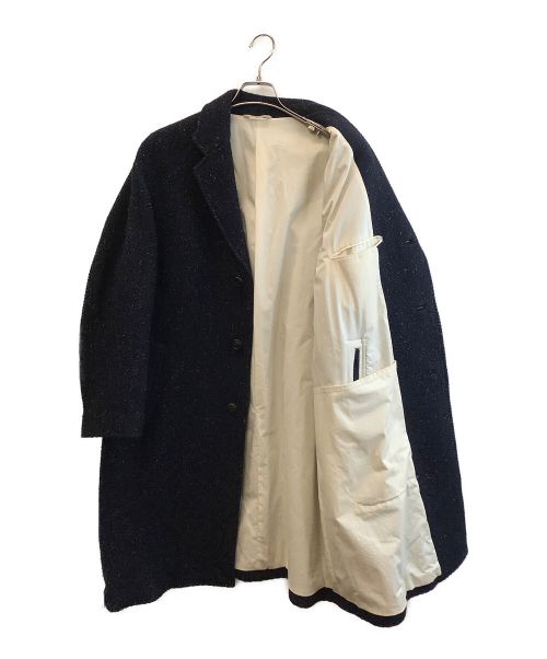 Phlannel（フランネル）Phlannel (フランネル) チェスターコート ネイビー サイズ:Sの古着・服飾アイテム