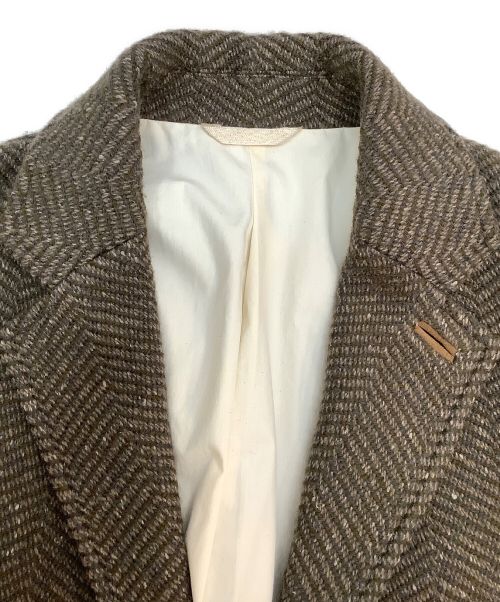 Phlannel（フランネル）Phlannel (フランネル) チェスターコート ブラウン サイズ:Sの古着・服飾アイテム