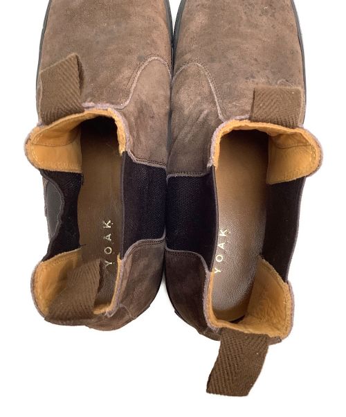 YOAK（ヨーク）YOAK (ヨーク) サイドゴアブーツ ブラウン サイズ:41の古着・服飾アイテム