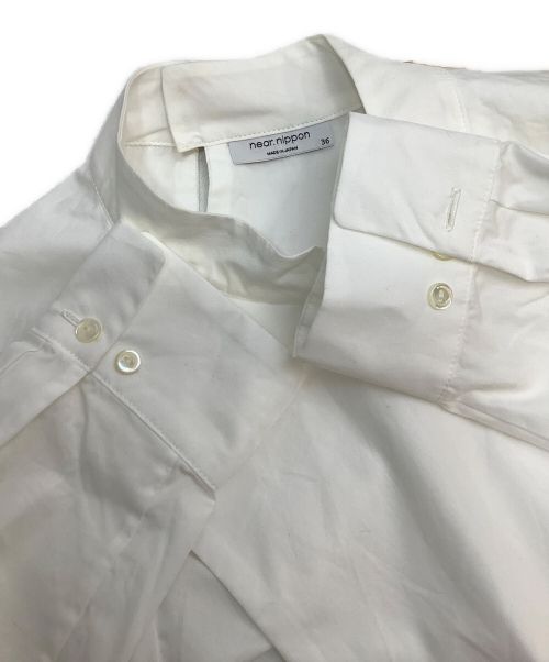 near.nippon（ニアーニッポン）near.nippon (ニアーニッポン) シャツ アイボリー サイズ:UK36の古着・服飾アイテム