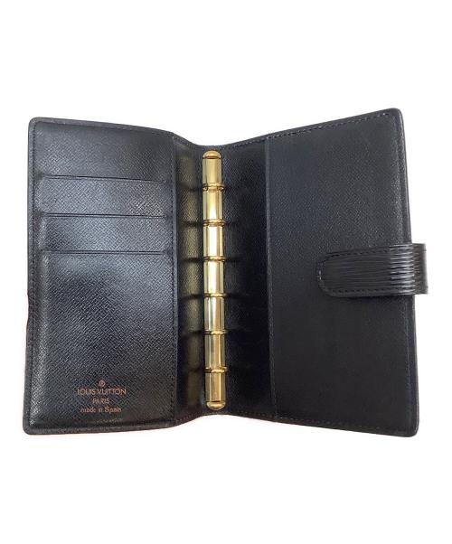 LOUIS VUITTON（ルイ ヴィトン）LOUIS VUITTON (ルイ ヴィトン) 手帳カバー ブラックの古着・服飾アイテム